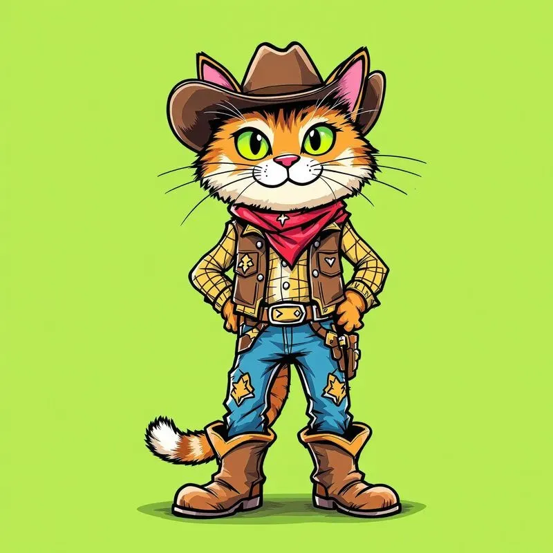 Funny Urban Cartoon Animal Characters