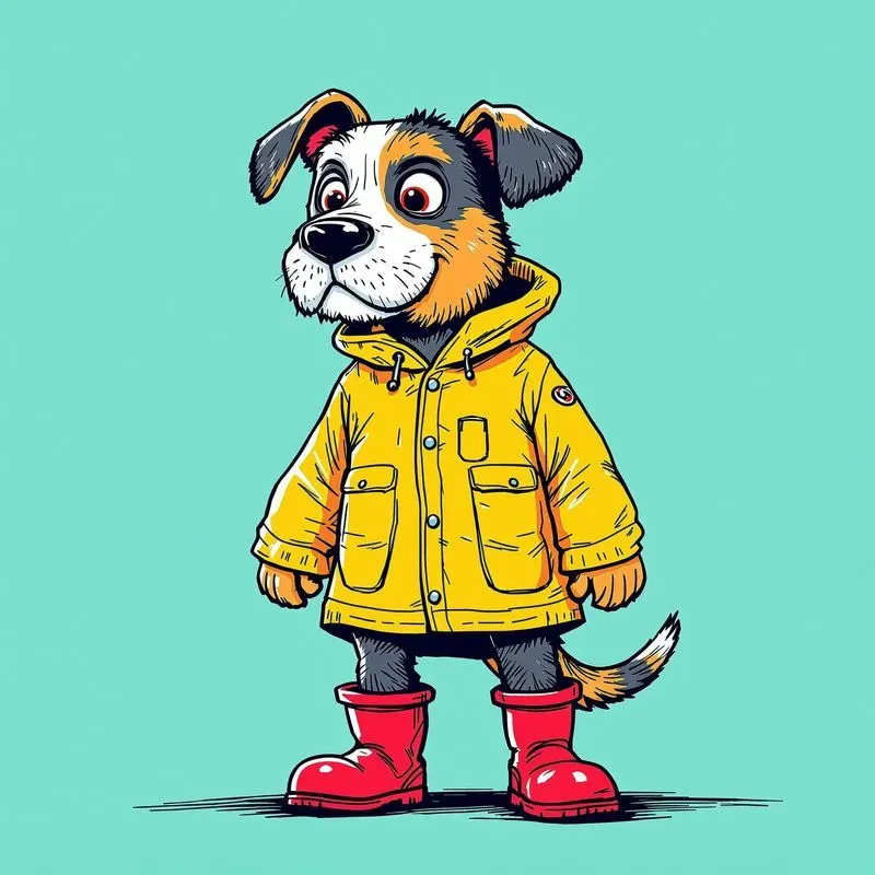 Funny Urban Cartoon Animal Characters
