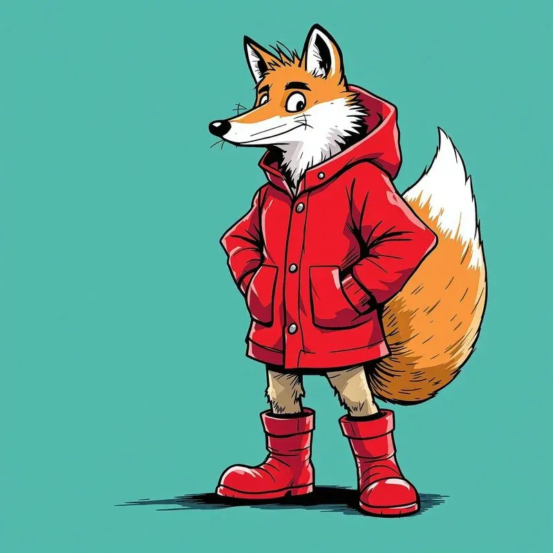 Funny Urban Cartoon Animal Characters