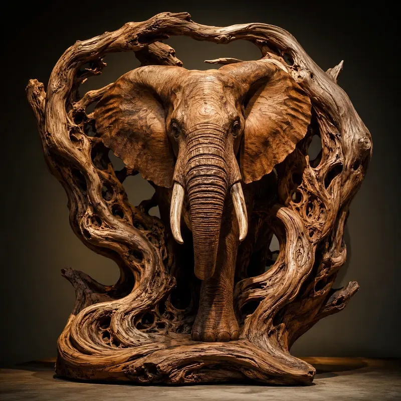 Organic Wood Sculptures