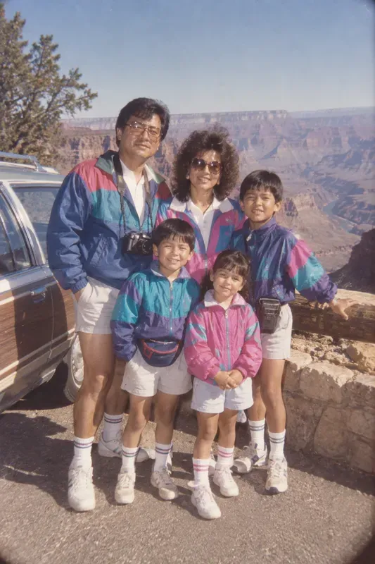 80s Family Vacation Photos