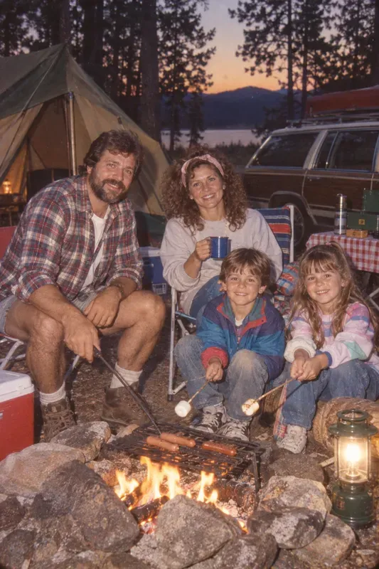 80s Family Vacation Photos