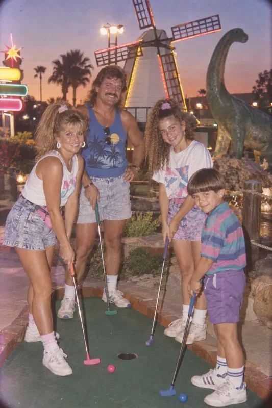 80s Family Vacation Photos