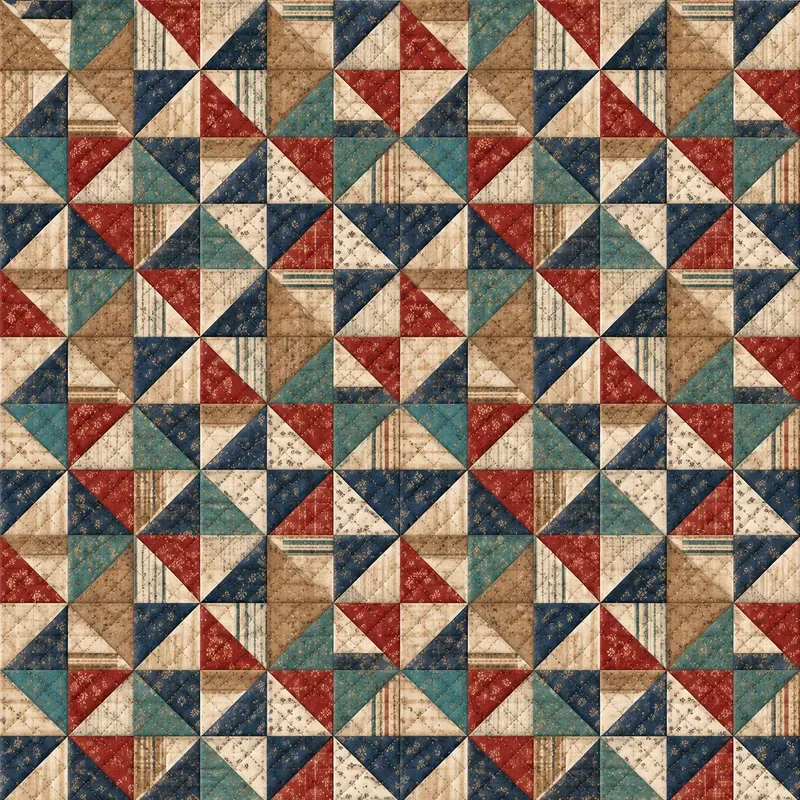 Heritage Western Quilt Seamless Patterns