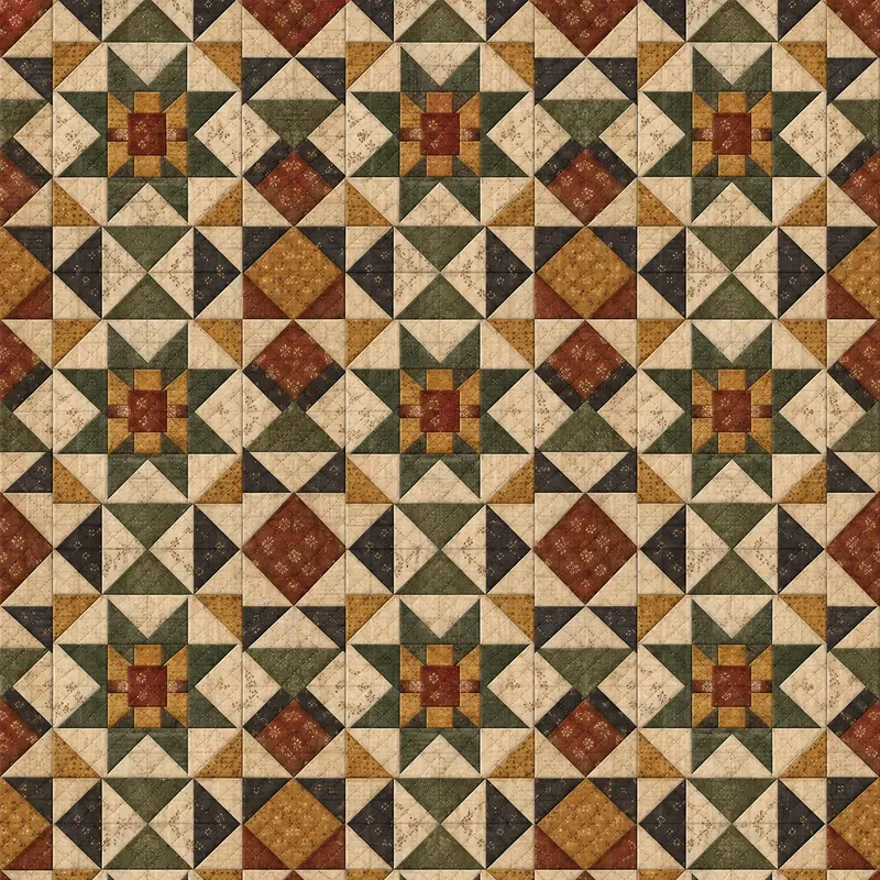 Heritage Western Quilt Seamless Patterns