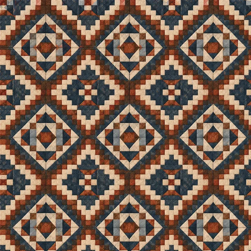 Heritage Western Quilt Seamless Patterns