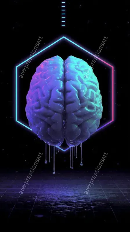 Neon Synthwave Cyberpunk Logos