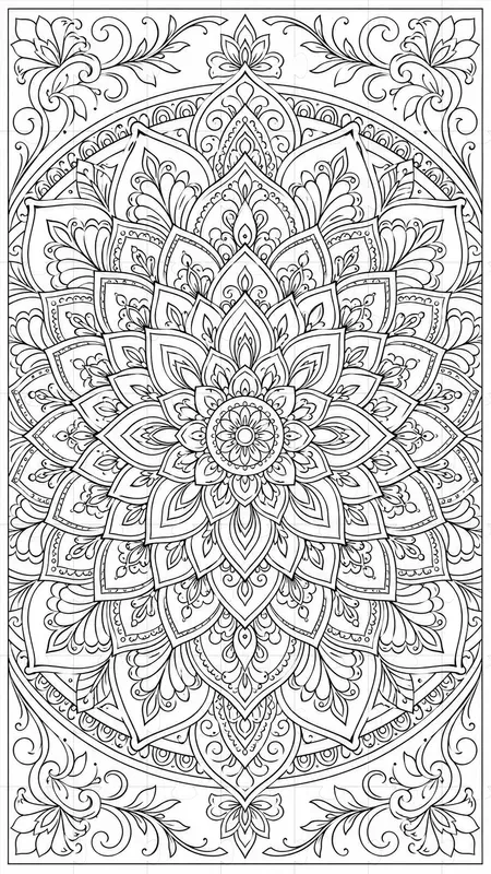Coloring Book Page Generator