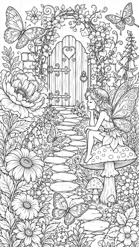Coloring Book Page Generator