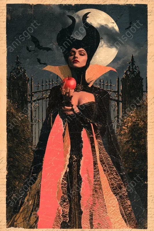 Copper Gothic Horror Ephemera Collages