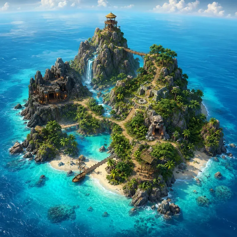 Miniature Island Worlds