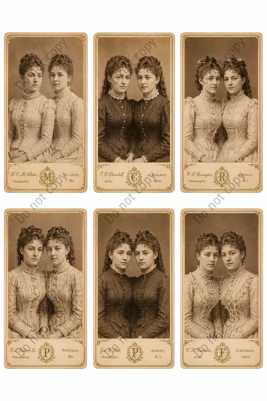 Cabinet Card Portrait Ephemera