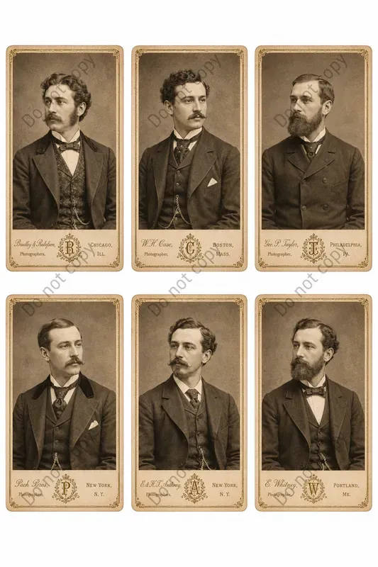 Cabinet Card Portrait Ephemera