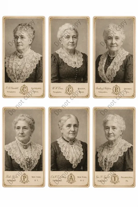 Cabinet Card Portrait Ephemera