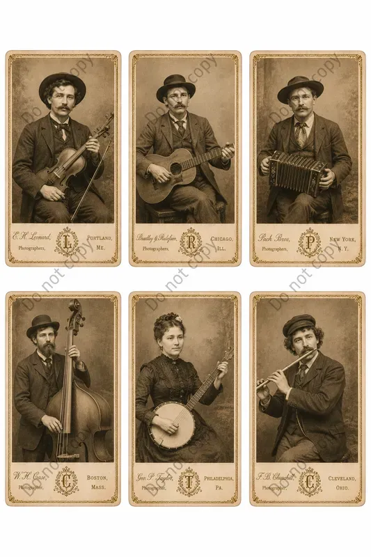 Cabinet Card Portrait Ephemera