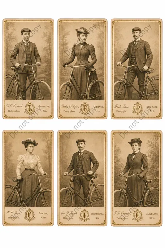 Cabinet Card Portrait Ephemera