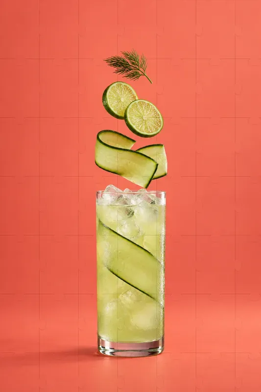 Exploded Cocktail Menu Posters