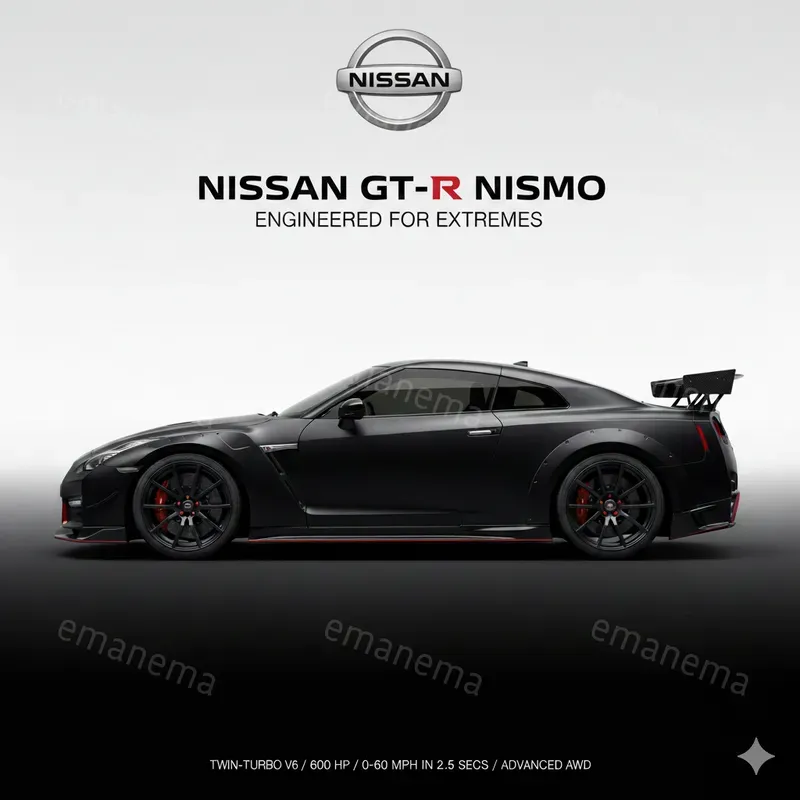 High Performance Sports Car Illustrations