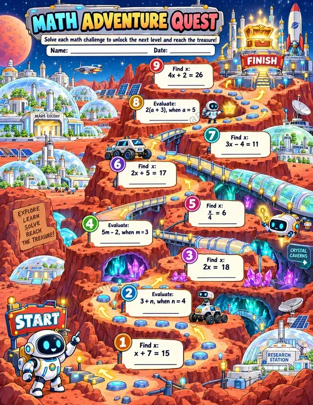 Math Adventure Quests For Kids