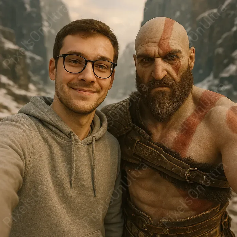 Video Game Character Selfies