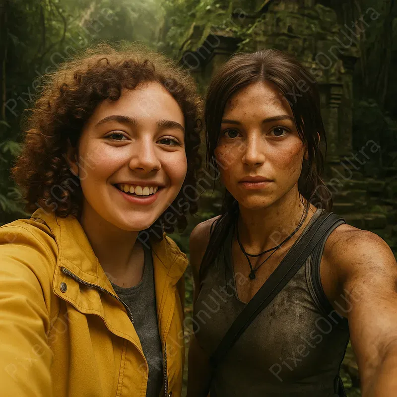 Video Game Character Selfies