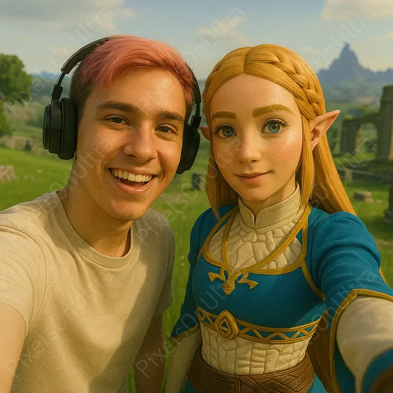 Video Game Character Selfies