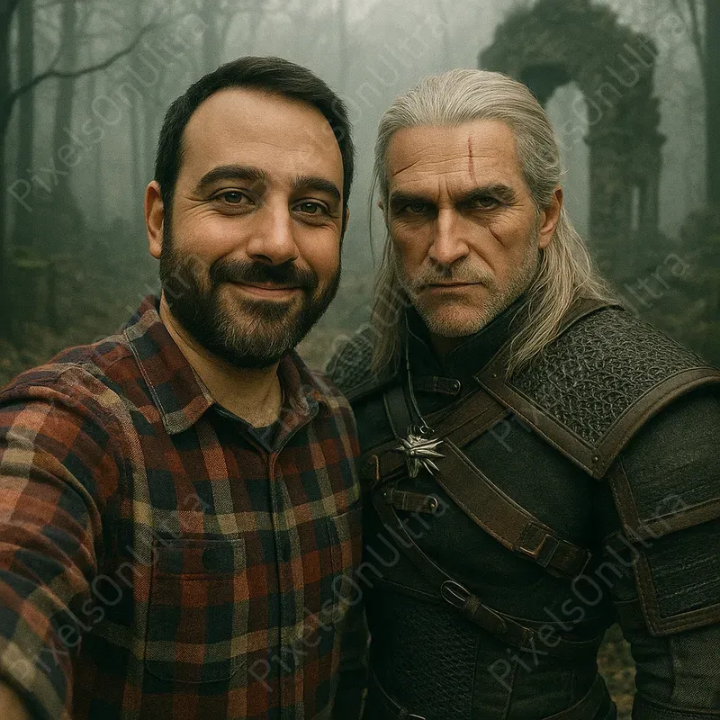 Video Game Character Selfies