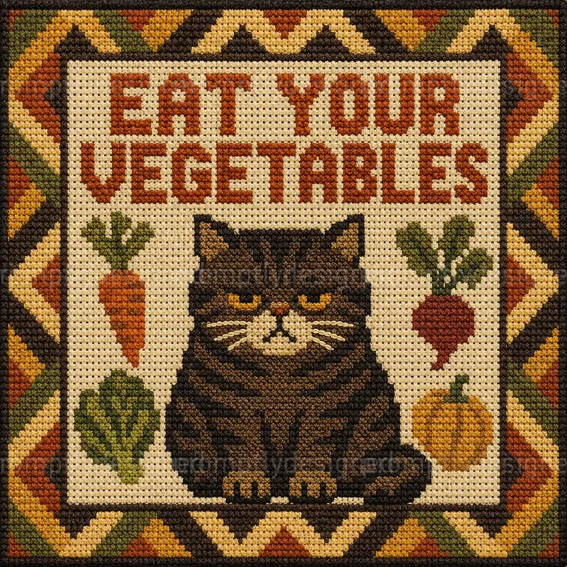 Grandmillennial Needlepoints