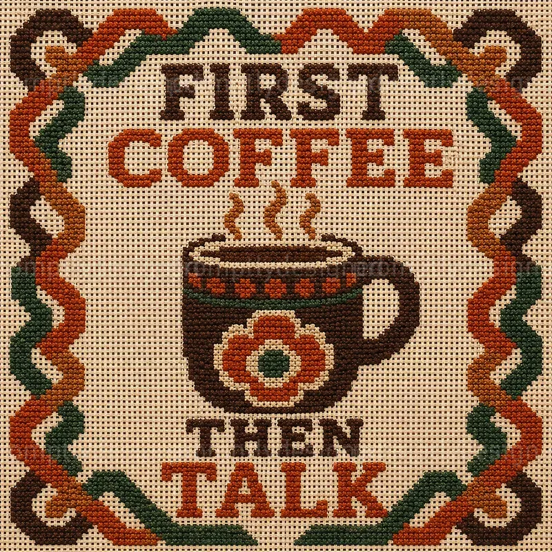 Grandmillennial Needlepoints