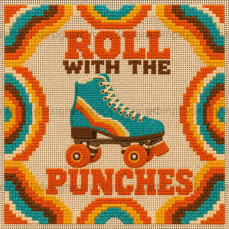 Grandmillennial Needlepoints