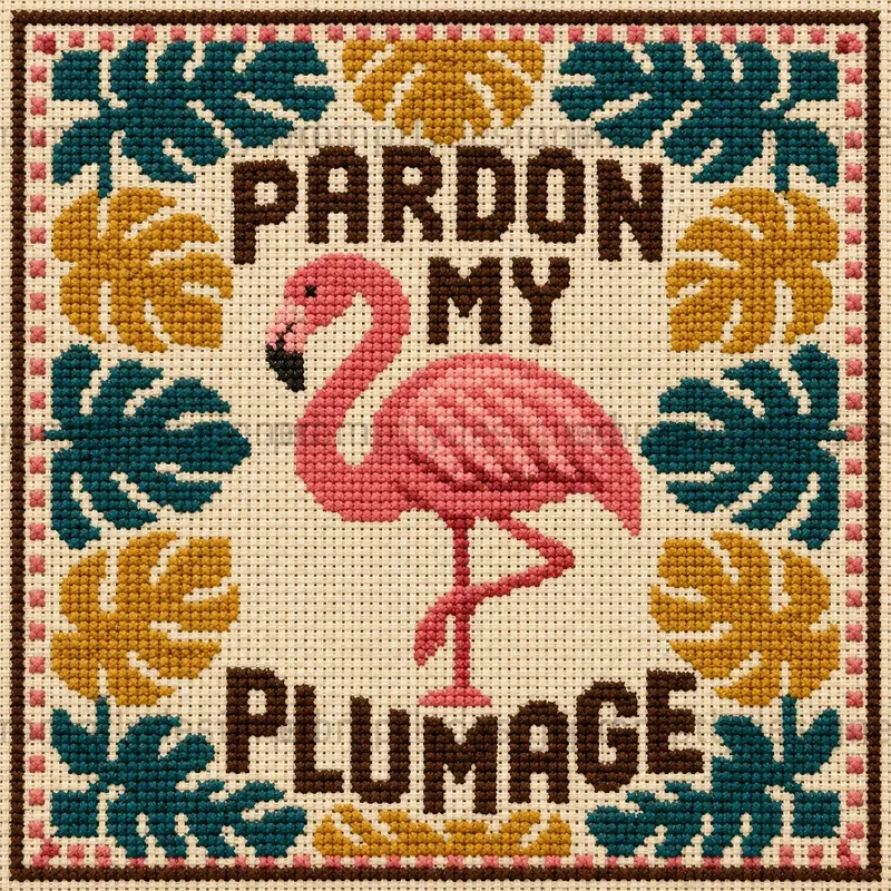 Grandmillennial Needlepoints