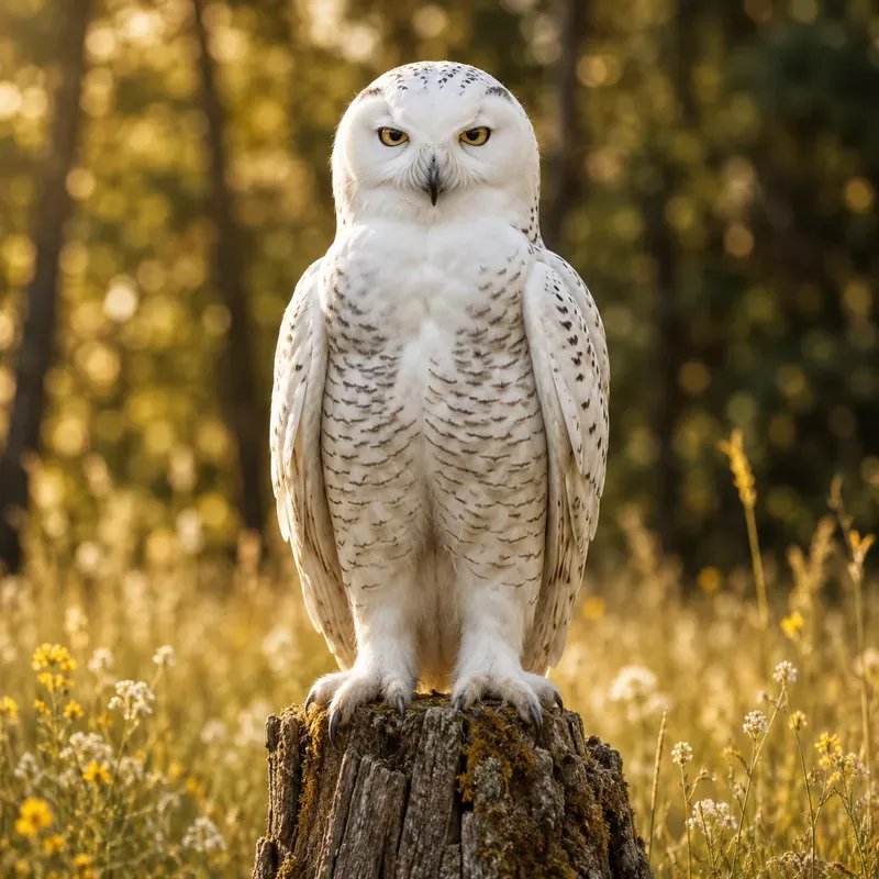 Surreal White Wildlife Portraits