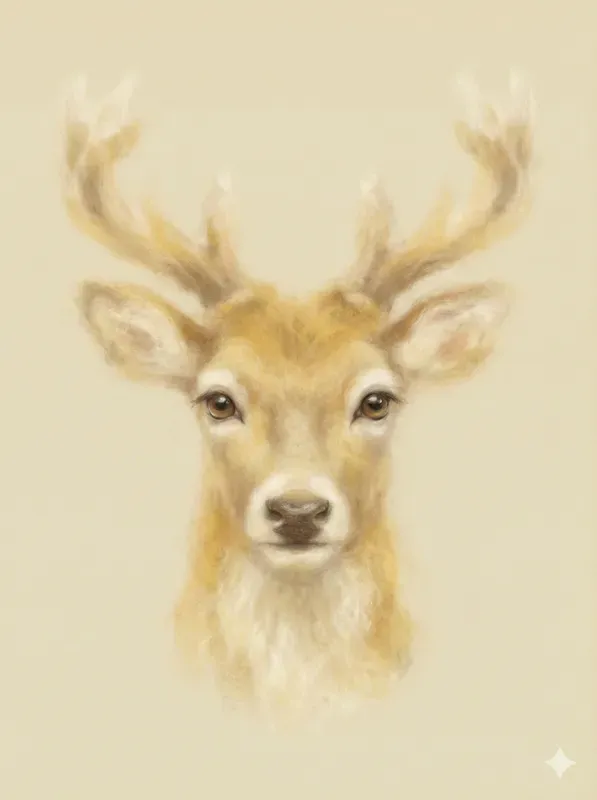 Minimalist Felt Pastel Animal Art