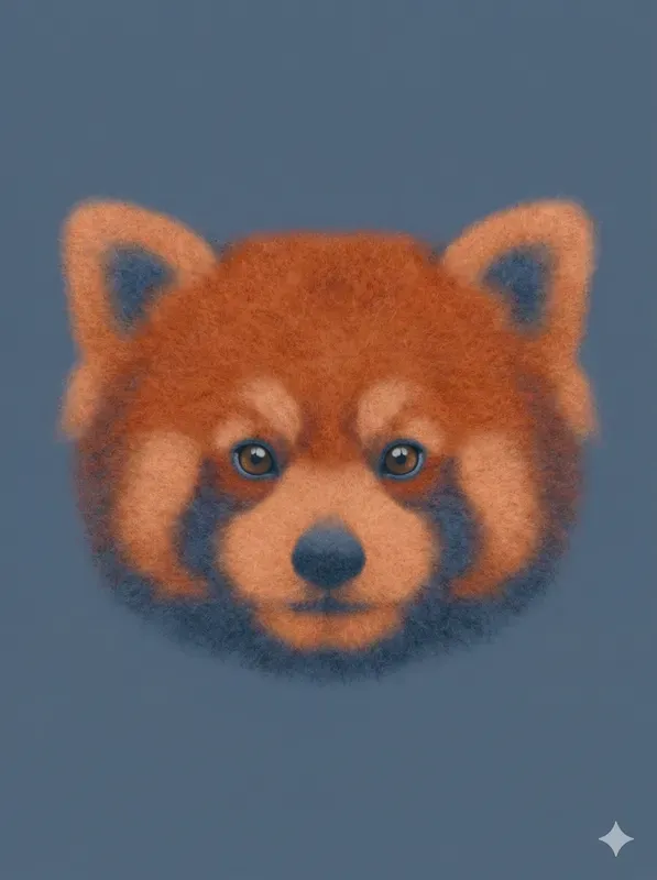 Minimalist Felt Pastel Animal Art