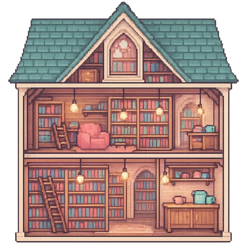 Pixel Art Building Sections