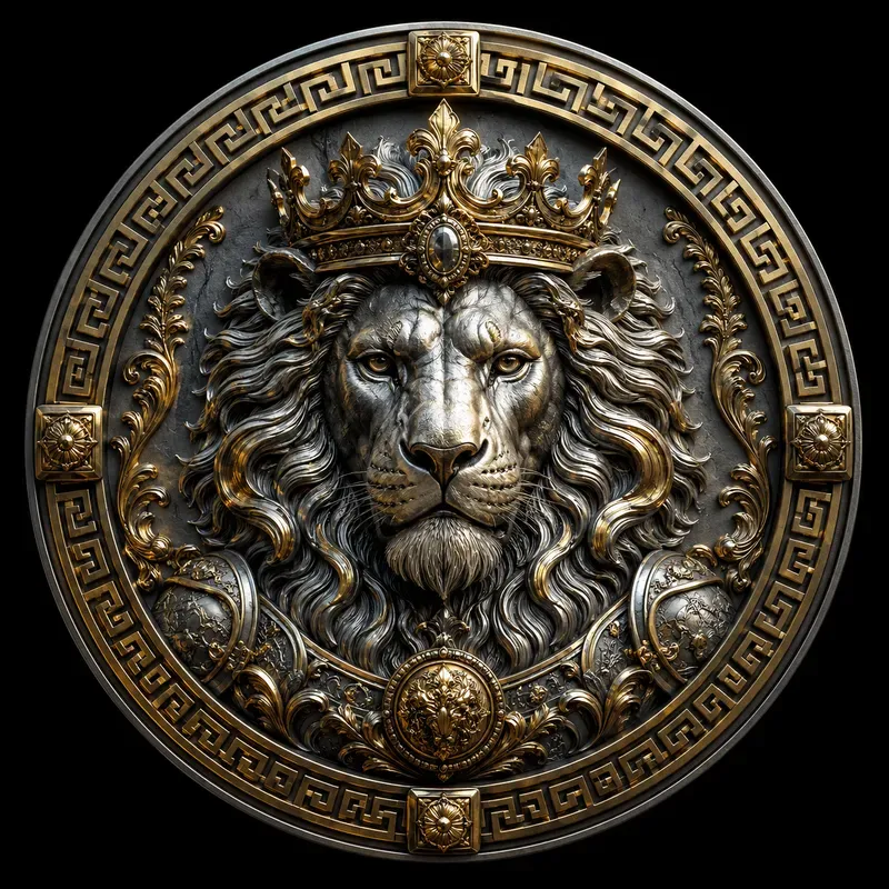 Luxury Mythic Metal Medallions