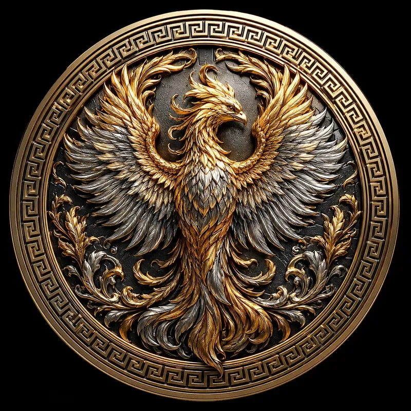 Luxury Mythic Metal Medallions