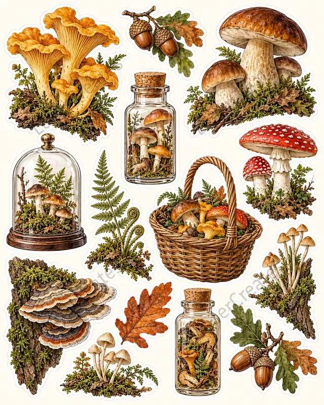 Autumn Apothecary Sticker Sheets