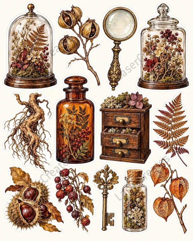 Autumn Apothecary Sticker Sheets