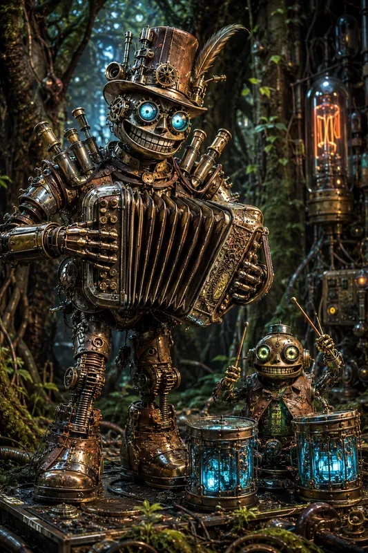 Whimsical Steampunk Character Portraits