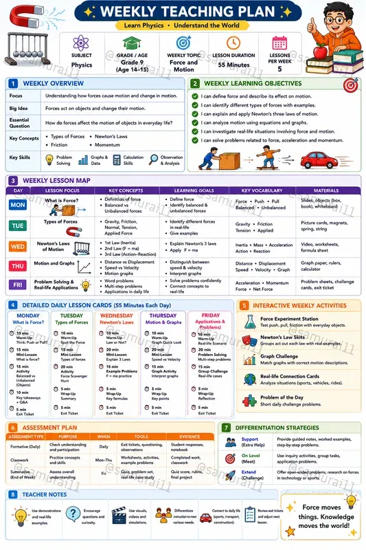 Visual Lesson Planners For Teachers