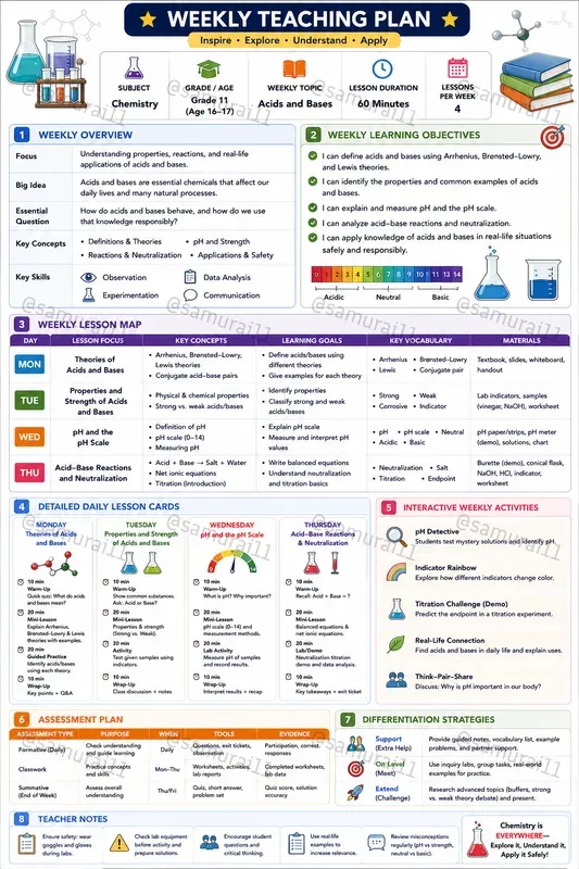 Visual Lesson Planners For Teachers