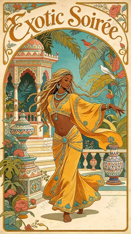 Art Nouveau Character Posters