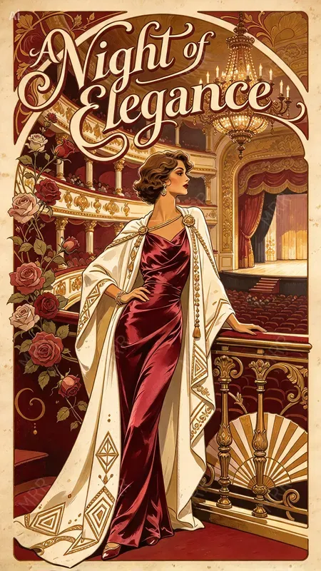 Art Nouveau Character Posters