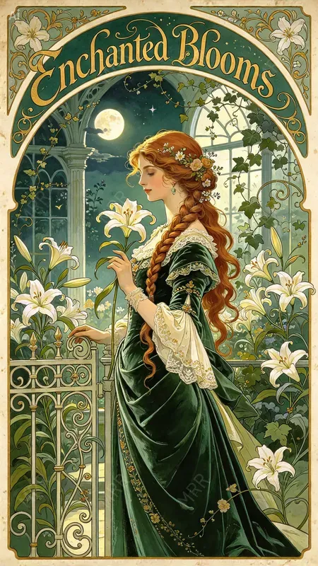Art Nouveau Character Posters