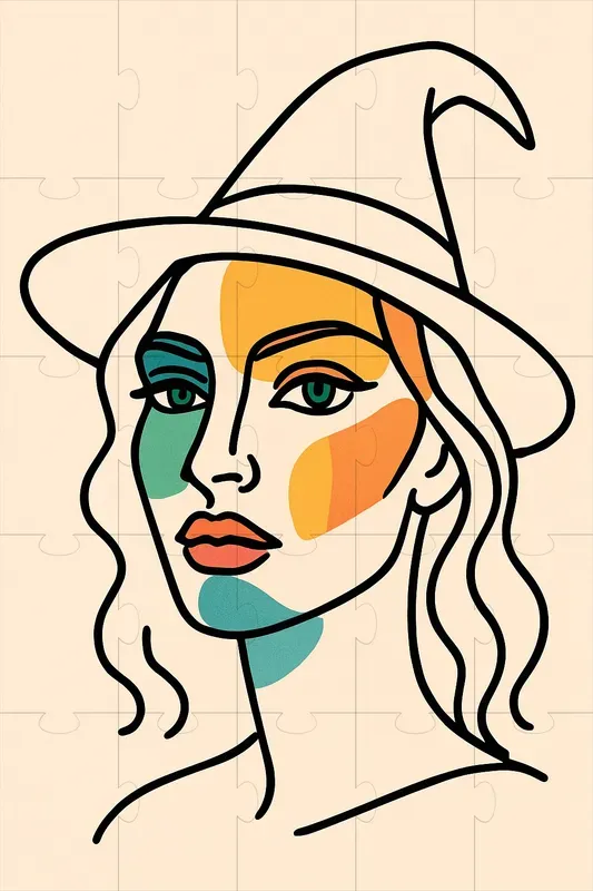 Stylish Line Art Portraits