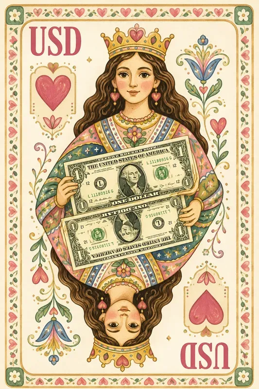 Global Currency Playing Card Art Series