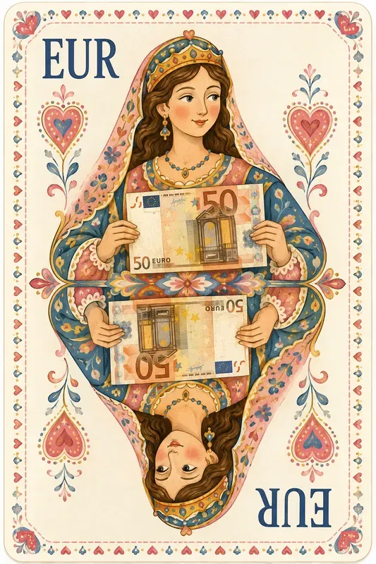 Global Currency Playing Card Art Series