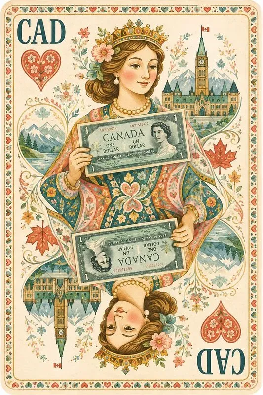 Global Currency Playing Card Art Series