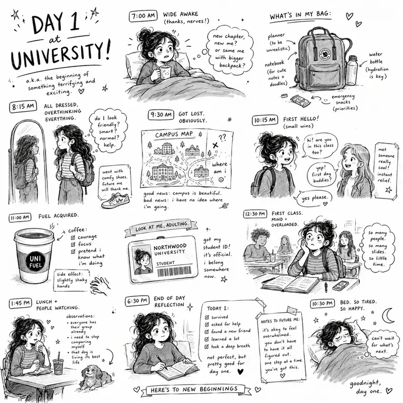 Whimsical Visual Diary Sketchbooks